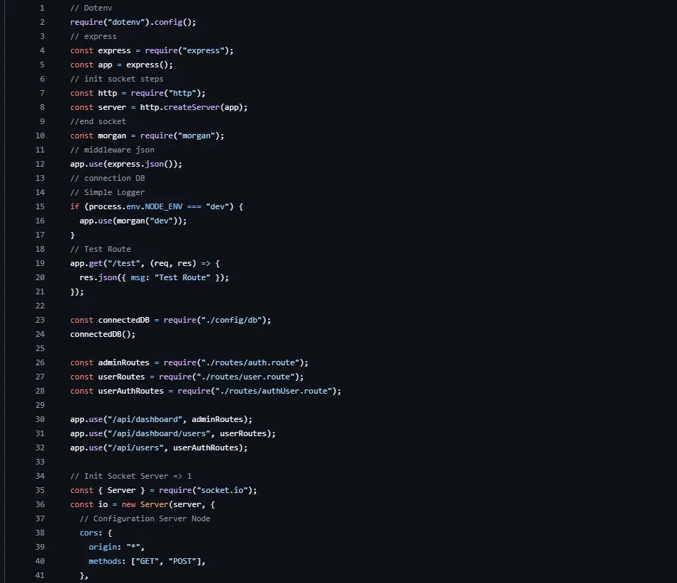 خدمة إصلاح أخطاء (Bugs) مشاريع Node.js و Express