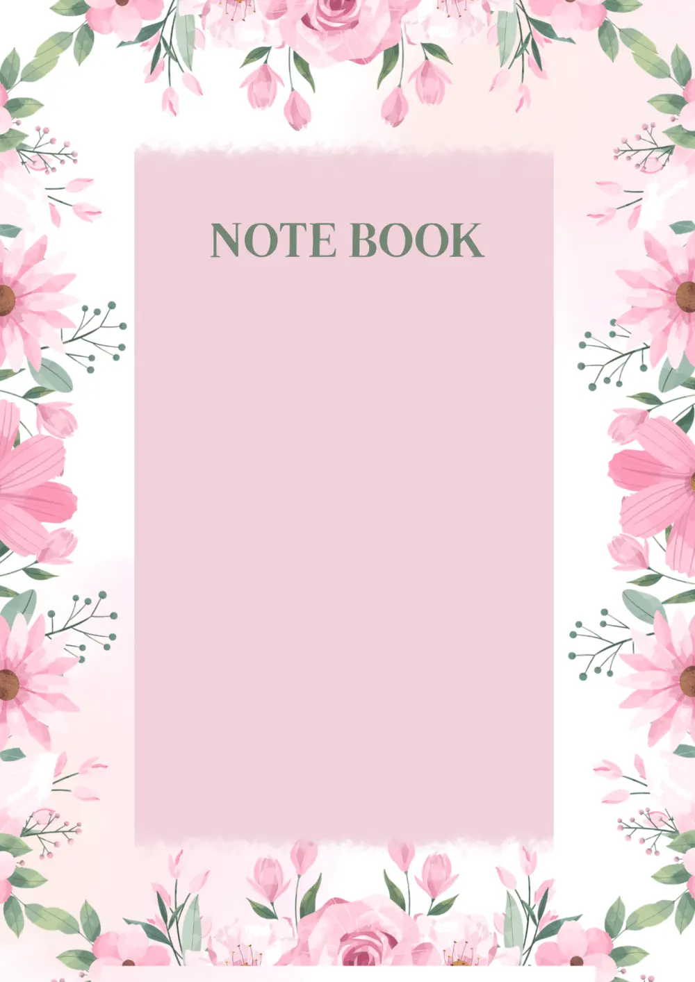 تصميم غلاف ومحتوى دفاتر (Note Books) ومخططات (Planners) جاهزة للطباعة