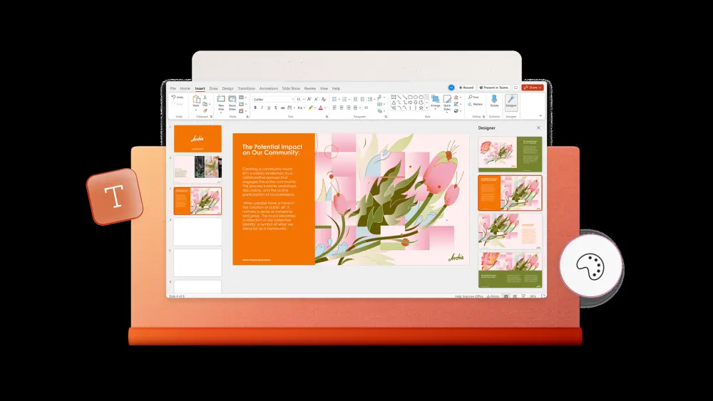 تصميم عروض PowerPoint احترافية وجذابة