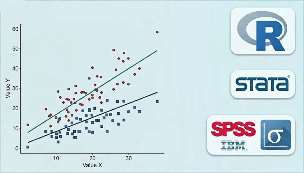 التحليل الإحصائي للابحاث باستخدام SPSS و R و STATA