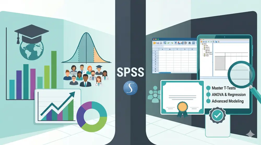شرح تحليل البيانات باستخدام برنامج SPSS - جلسات تدريبية أونلاين
