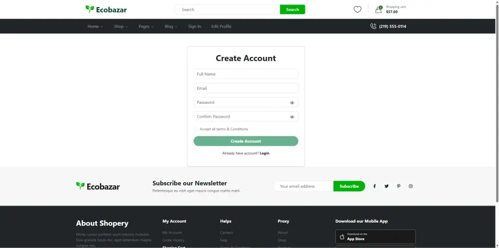 Landing Page