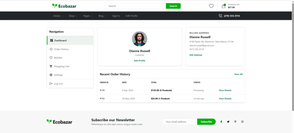 Landing Page