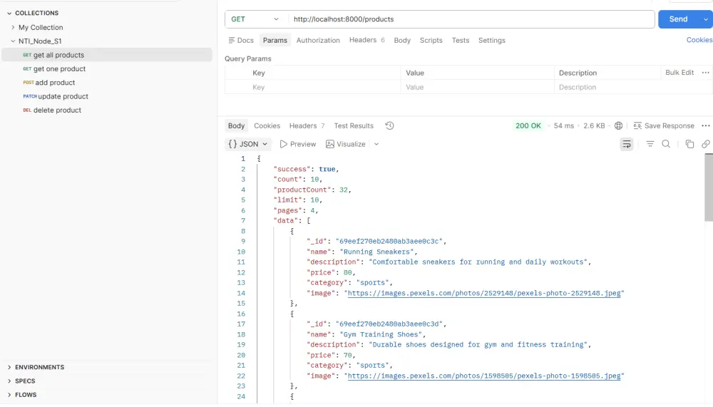 إنشاء REST API باستخدام Node.js و Express و MongoDB