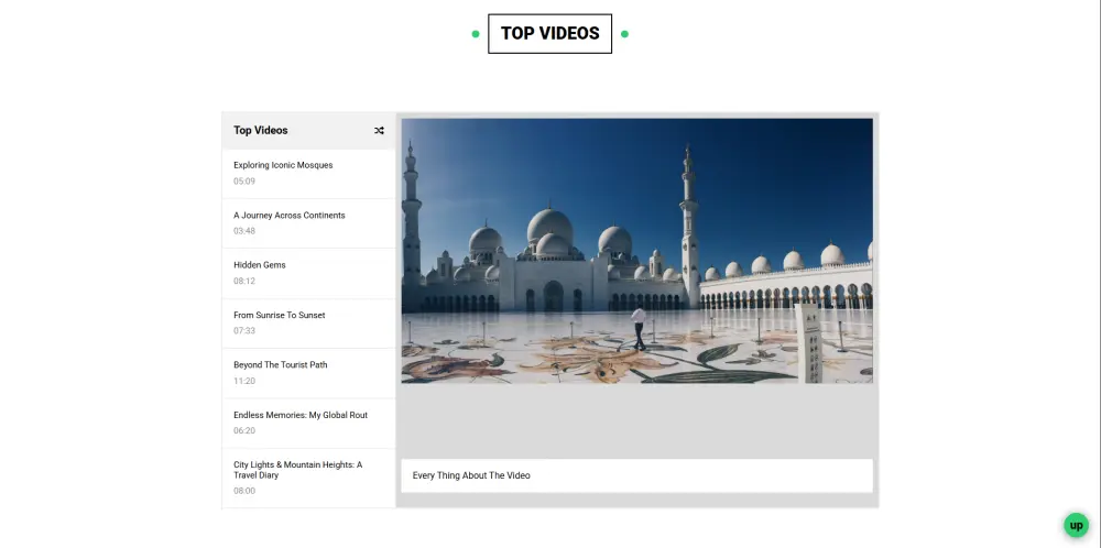 قالب صفحة هبوط (Landing Page) باستخدام HTML و SCSS