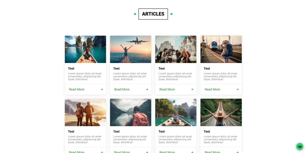 قالب صفحة هبوط (Landing Page) باستخدام HTML و SCSS