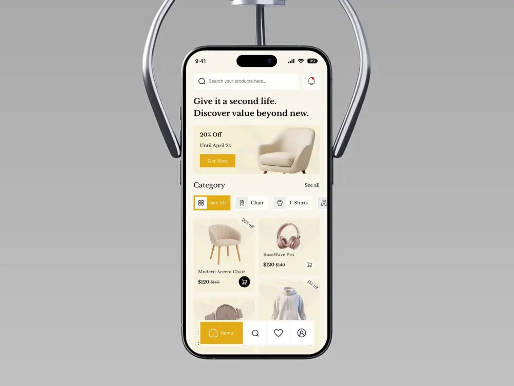 سأقوم بتصميم شاشة UI/UX احترافية واحدة لتطبيق موبايل باستخدام Figma مقابل 5 دولار، مع إمكانية إضافة شاشات إضافية حسب الطلب.