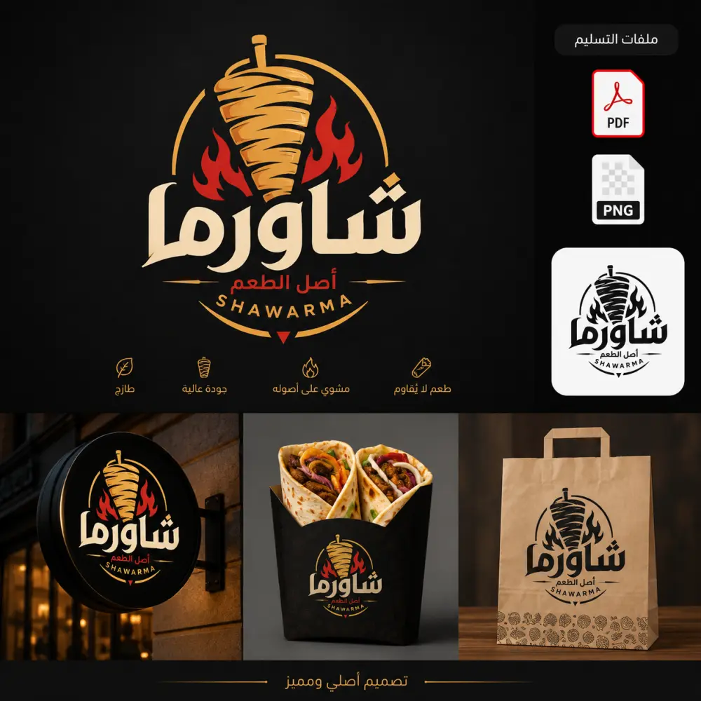 **تصميم شعار احترافي وحصري يعكس هوية علامتك التجارية، مع تقديم 3 مقترحات مبدئية، وتنفيذ التعديلات حتى الاعتماد، وتسليم الملفات بصيغ PNG وJPG وPDF وSVG، بالإضافة إلى هدية مجانية: Logo Reveal احترافي للشعار.**