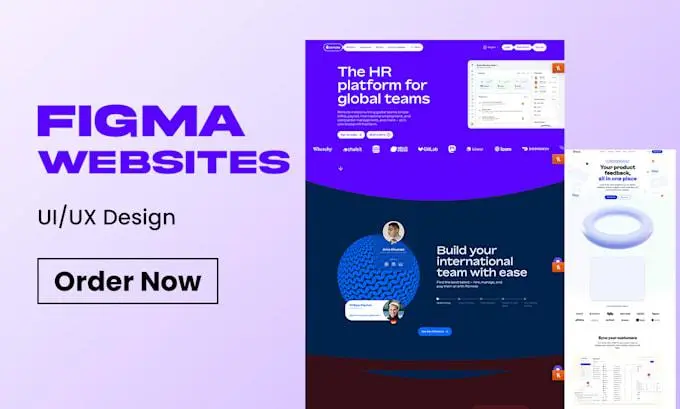 تصميم واجهة رئيسية UI/UX احترافية لموقعك أو تطبيقك