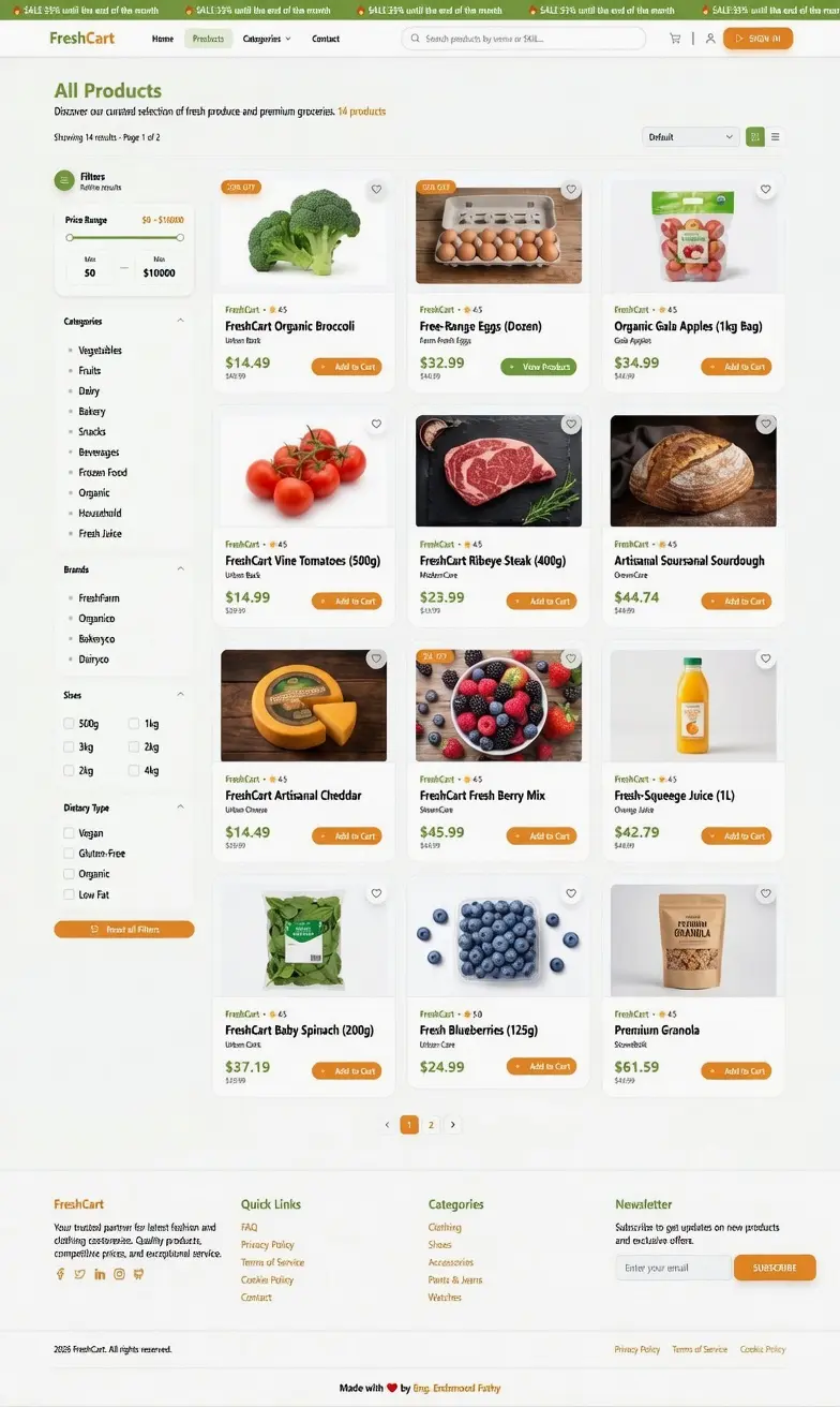 منصات Ecommerce جاهزة للإطلاق والتخصيص للشركات والمتاجر