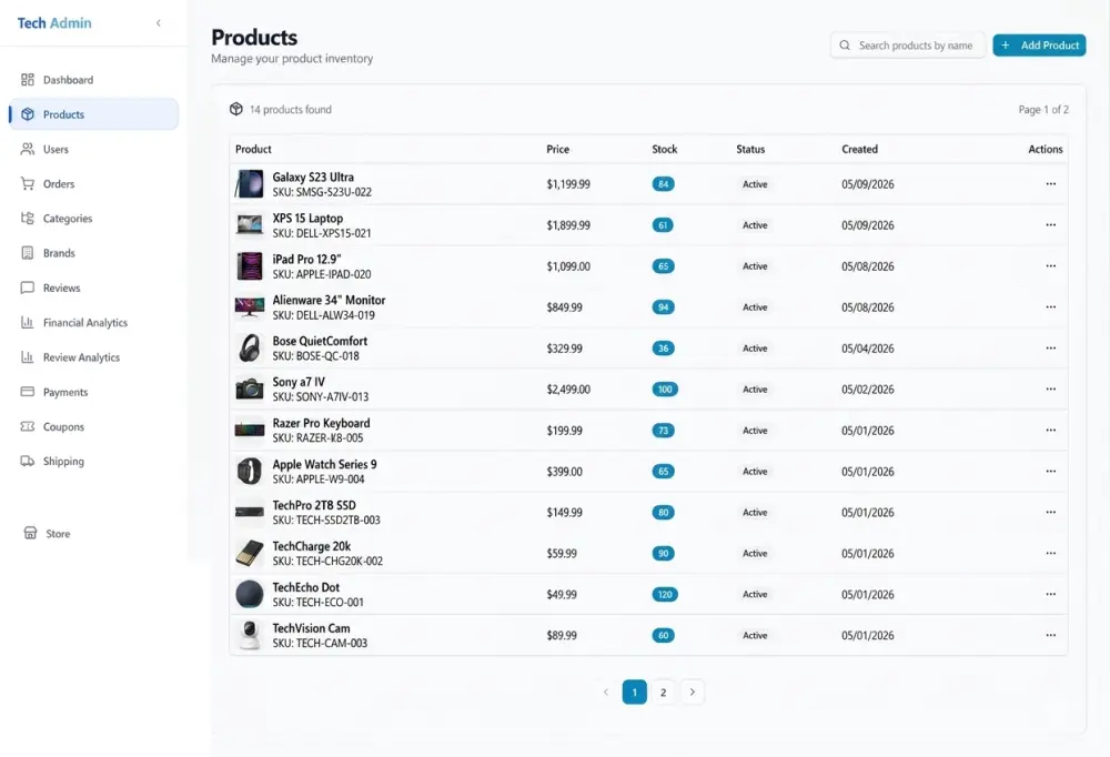 منصات Ecommerce جاهزة للإطلاق والتخصيص للشركات والمتاجر