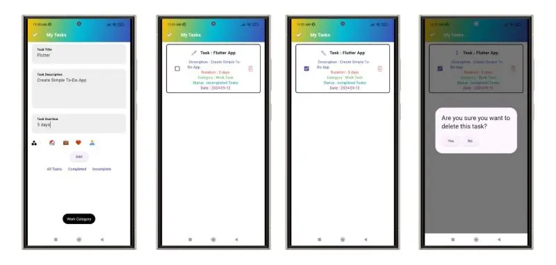 برمجة تطبيق To Do List باستخدام Flutter