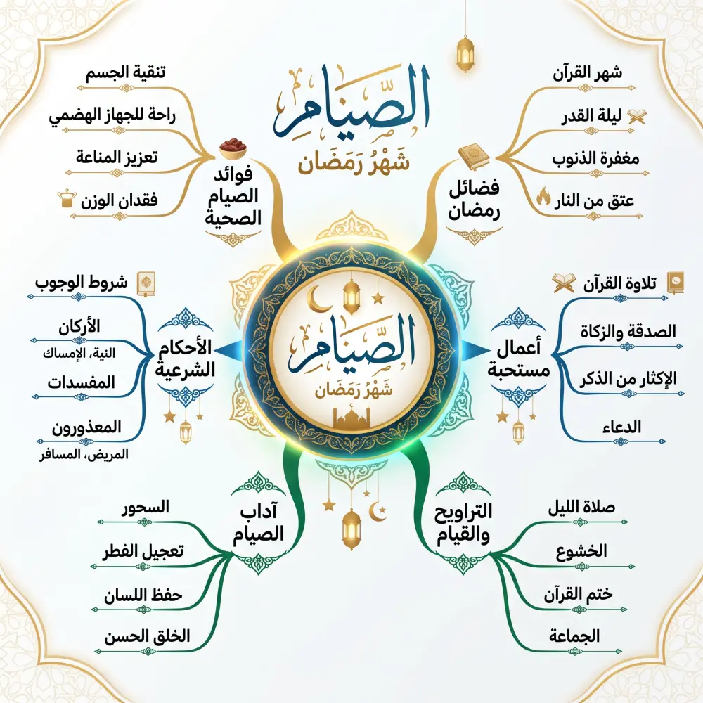 إعداد خرائط ذهنية احترافية للمواد الدراسية والأبحاث والمشاريع بأسلوب بصري متقن