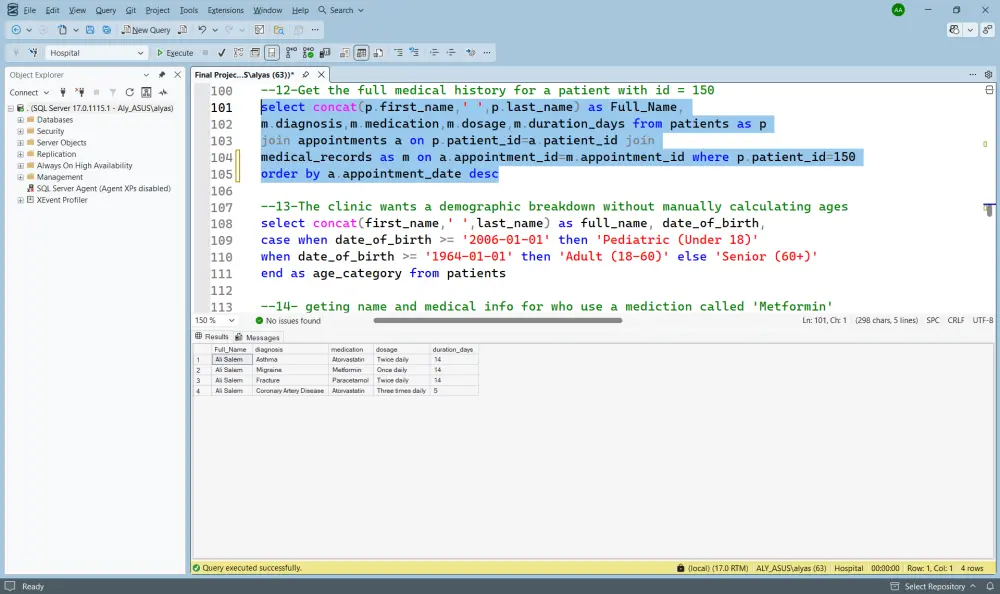 كتابة اكواد SQL مخصصة لتحليل بياناتك