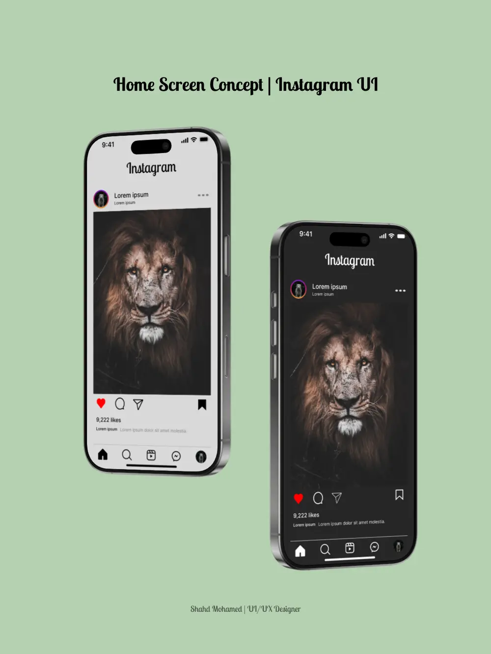 سأصمم الشاشة الرئيسية (Home Screen) لتطبيق موبايل احترافي باستخدام Figma