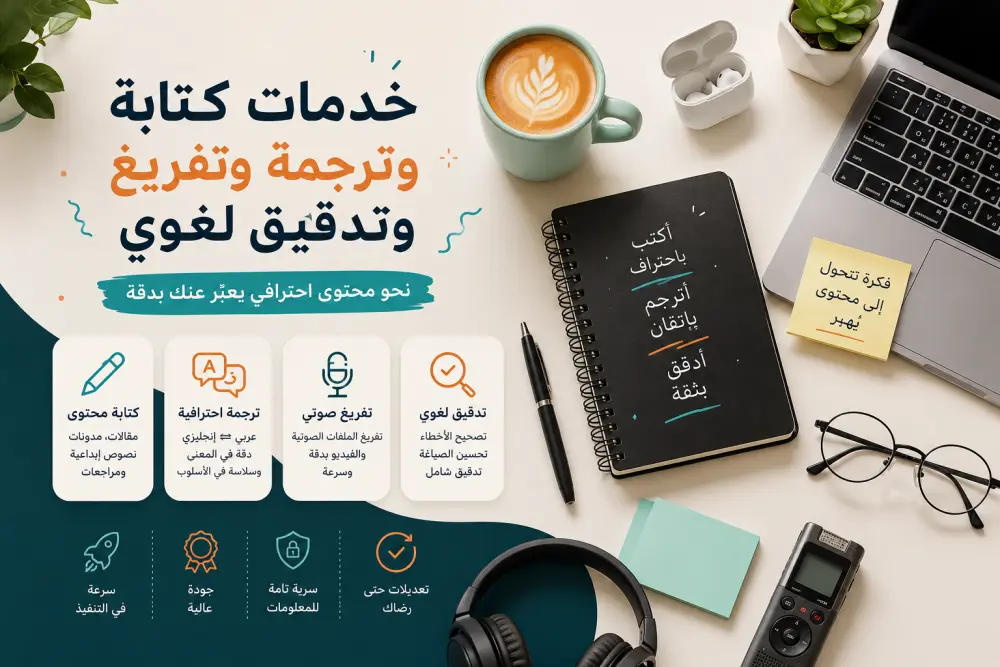 لُغوي | خدمات كتابة وترجمة