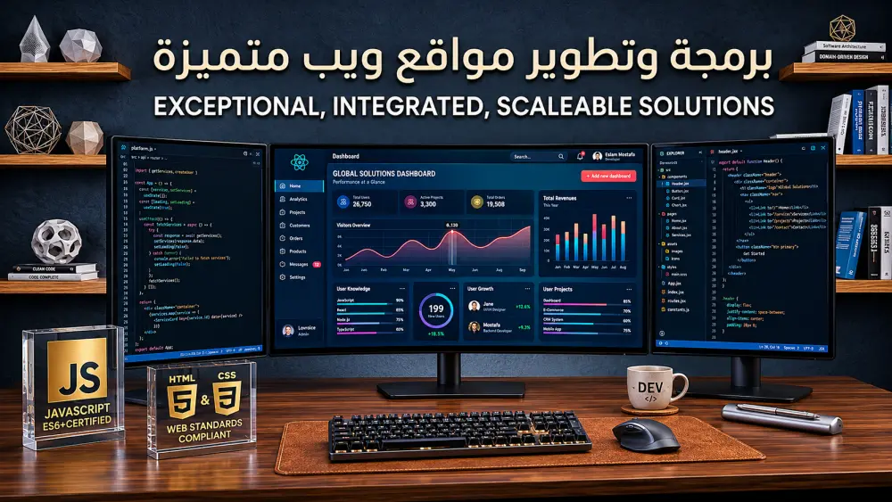 تصميم وبرمجة صفحة هبوط (Landing Page) احترافية ومتجاوبة