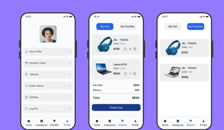 سأصمم واجهة UI بسيطة وعصرية لتطبيقك أو موقعك