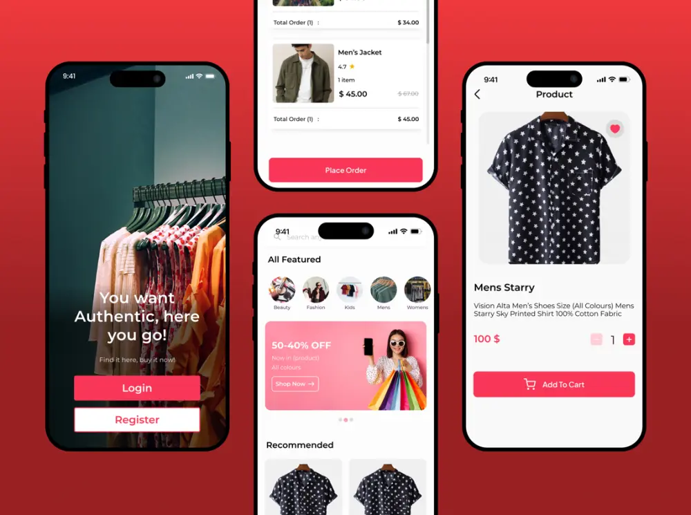 تطوير تطبيقات flutter تعمل على android و ios