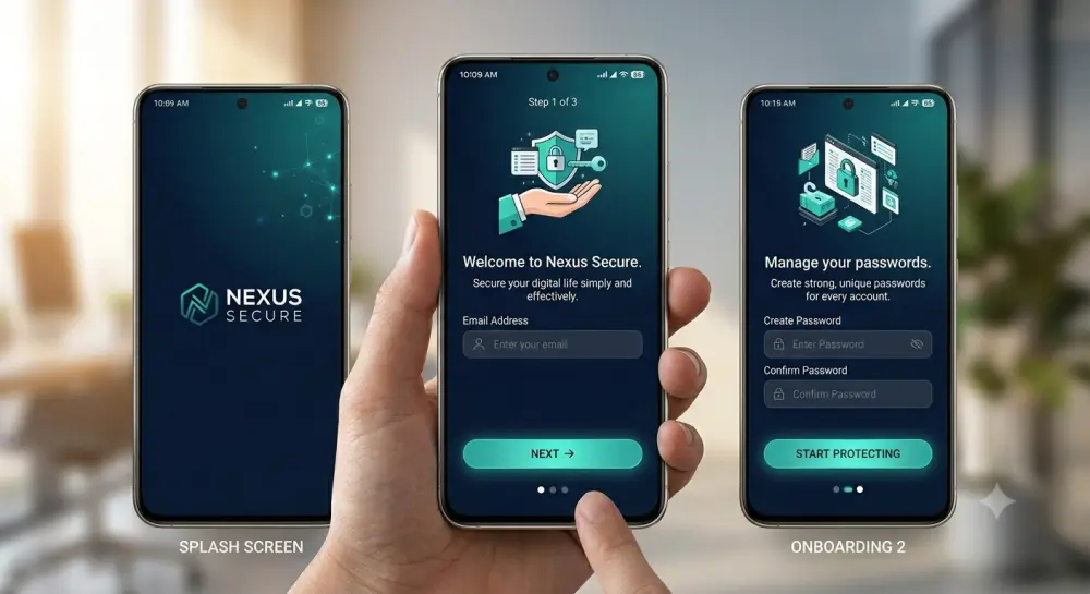 تصميم شاشات onbording , Splash Screen
