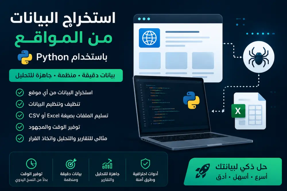 استخراج البيانات من المواقع - Web Scraping