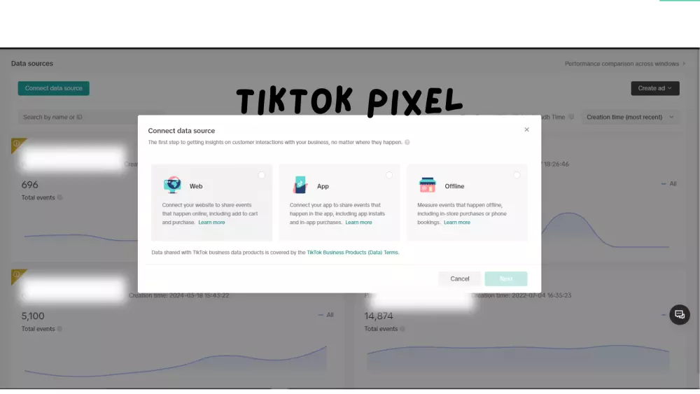 إنشاء و ربط بيكسل التيك توك
