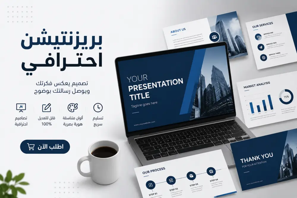 تصميم عروض تقديمية احترافية تجذب الانتباه