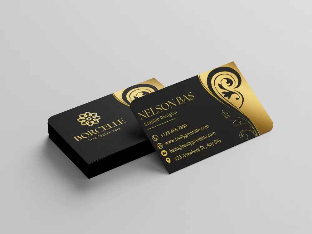 تصميم بطاقات عمل عصرية