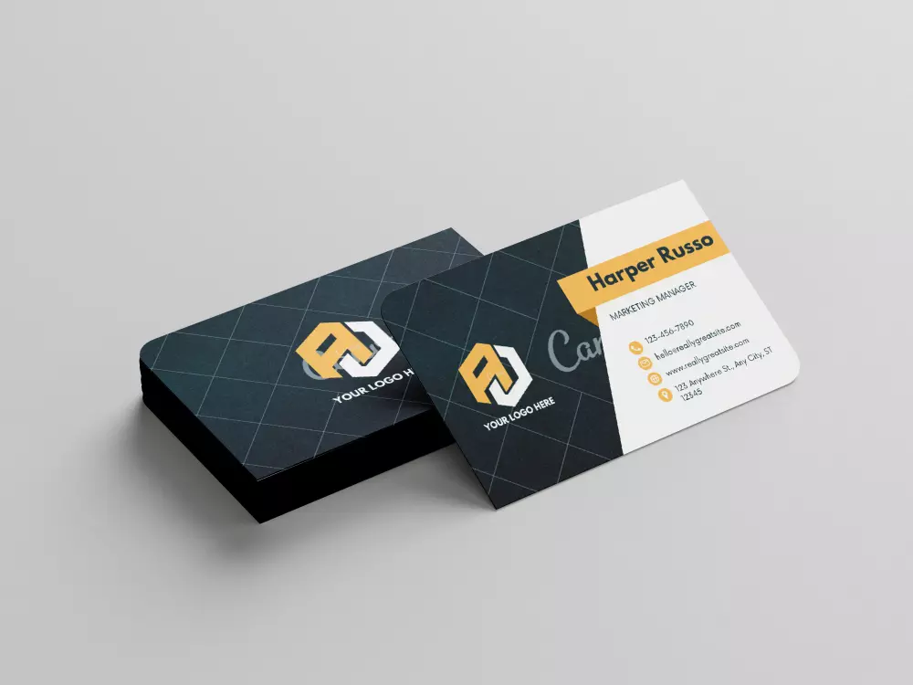 تصميم بطاقات عمل عصرية