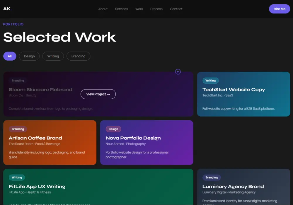 Professional Portfolio Making - Trendy Designs