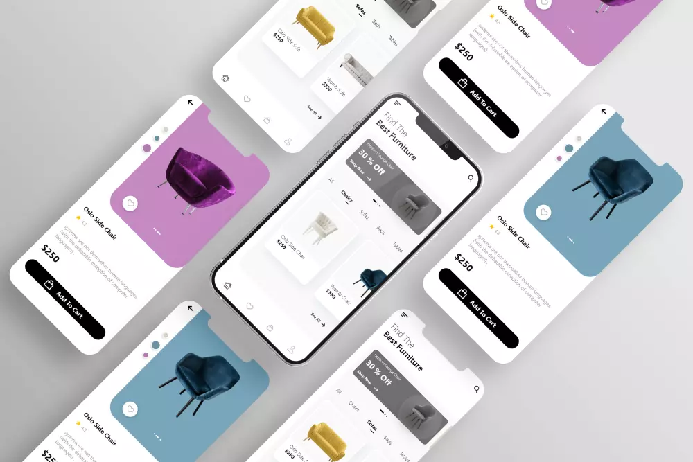 تصميم مميز لتطبيق موبايل ux ui
