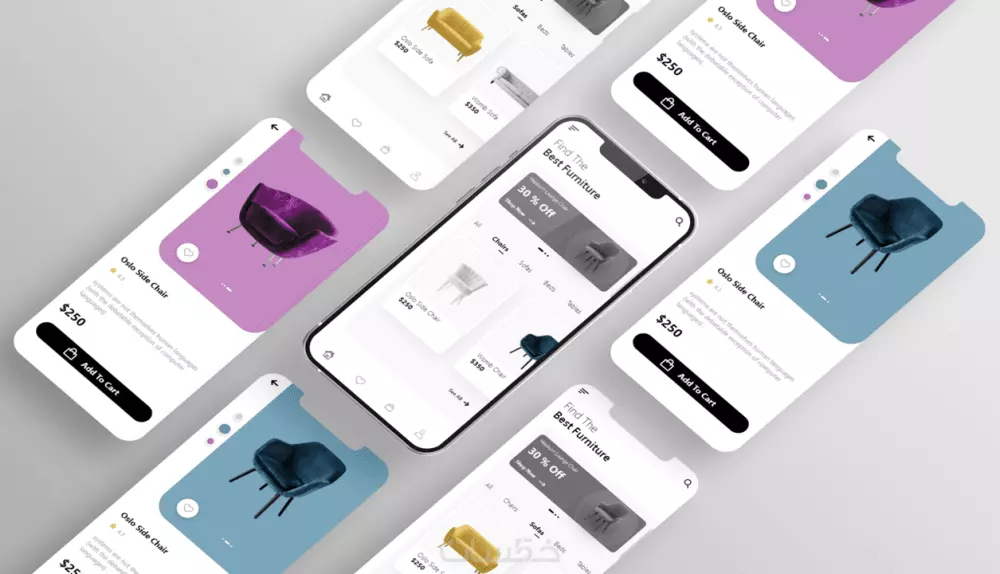 تصميم مميز لتطبيق موبايل ux ui