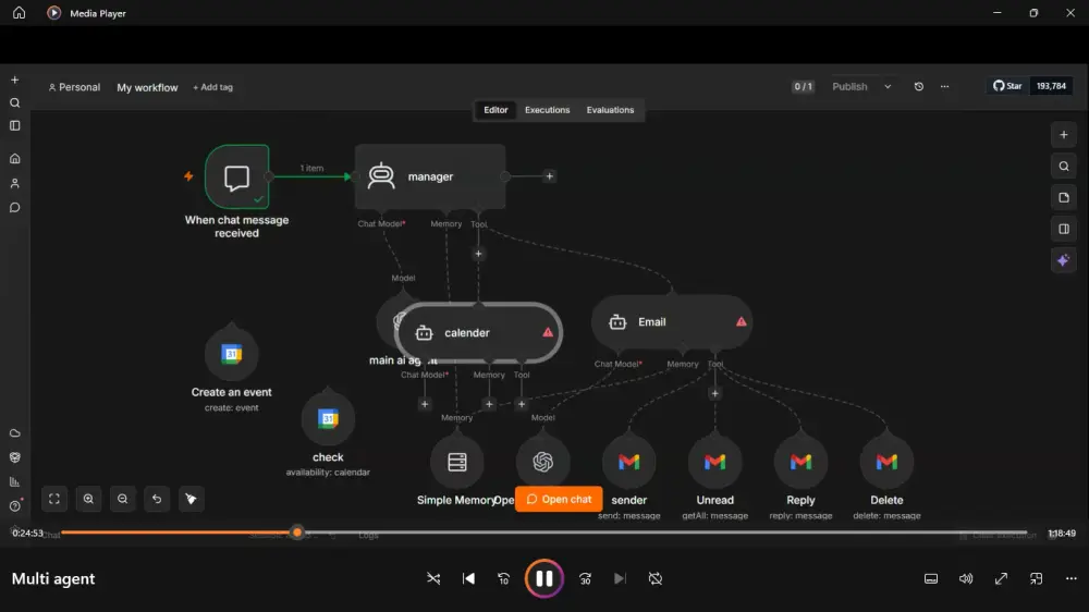 إنشاء نظام أتمتة ذكي (AI Automation) باستخدام n8n وربط التطبيقات