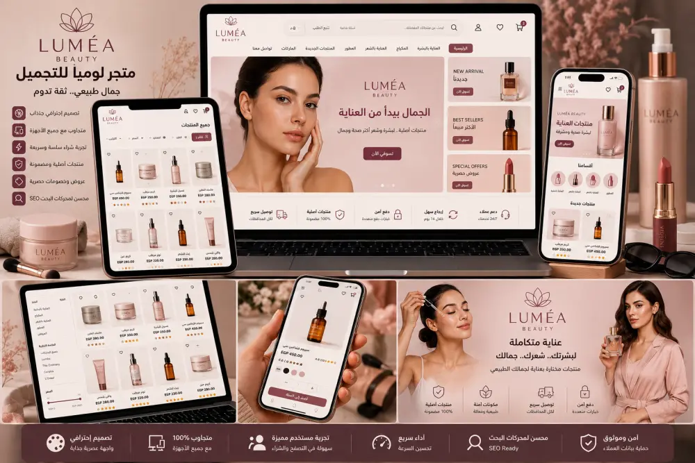 متجر الكترونى احترافى متعدد الاستخدامات   تم تطويره ليناسب مختلف الأنشطة التجارية ، مع تصميم عصري وتجربة استخدام احترافية .