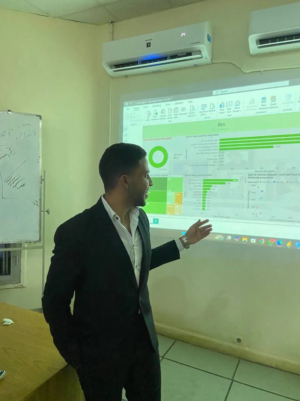 تحليل البيانات باحترافية وبناء لوحات تحكم تفاعلية باستخدام Power BI و Excel.