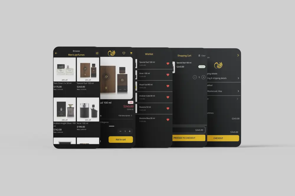 تصميم تطبيقات هاتف مخصصة لمتاجر الوكومرس