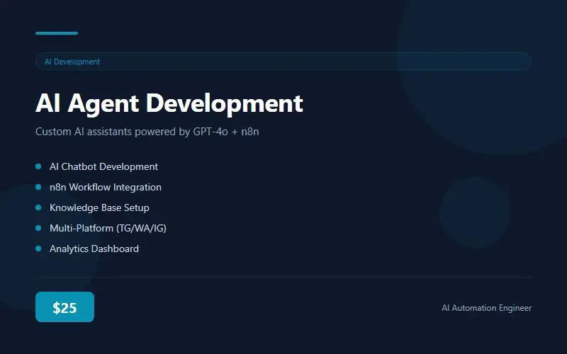 AI Agent Development - بناء وكيل ذكاء اصطناعي