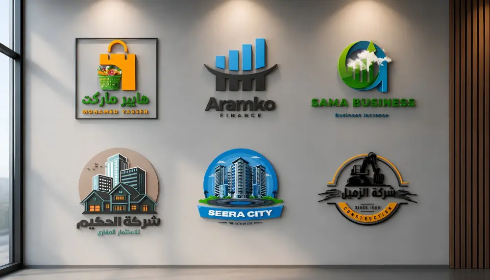 تصميم شعار احترافي ولوجو مميز للشركات والمتاجر Logo Design