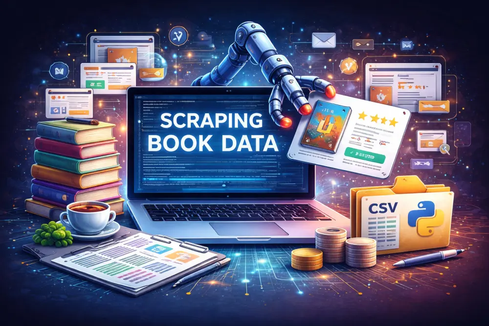 استخراج بيانات Web Scraping من اى موقع باستخدام python