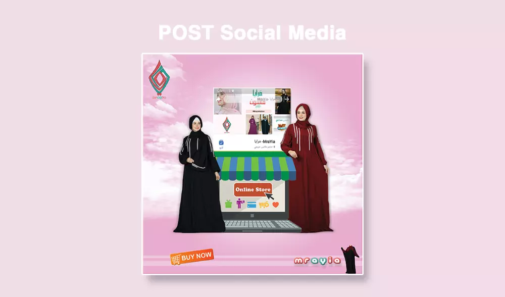 سأصمم لك 5 تصاميم بوست دقة عالية للسوشيال ميديا