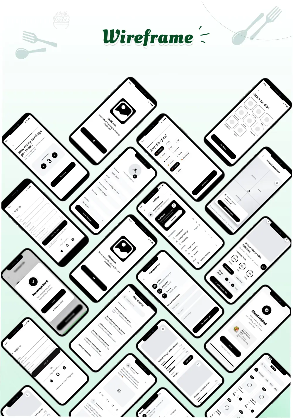 تصميم صفحة رئيسية ( Landing page ) و تطبيق موبايل باستخدام فيجما