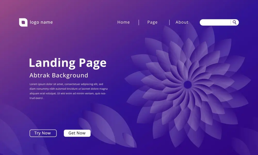تصميم صفحة هبوط Landing Page احترافية ومتجاوبة