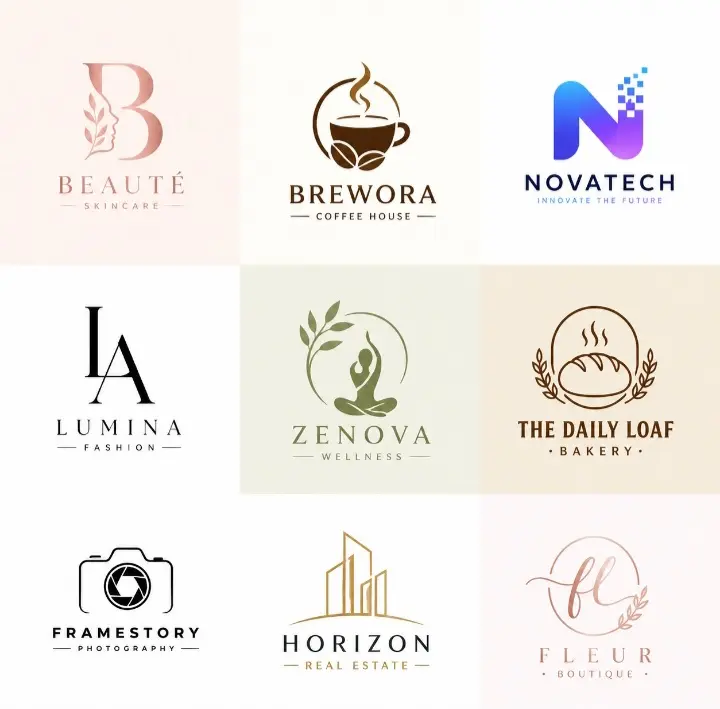 تصميم شعار (Logo) احترافي ومبتكر لهويتك التجارية.