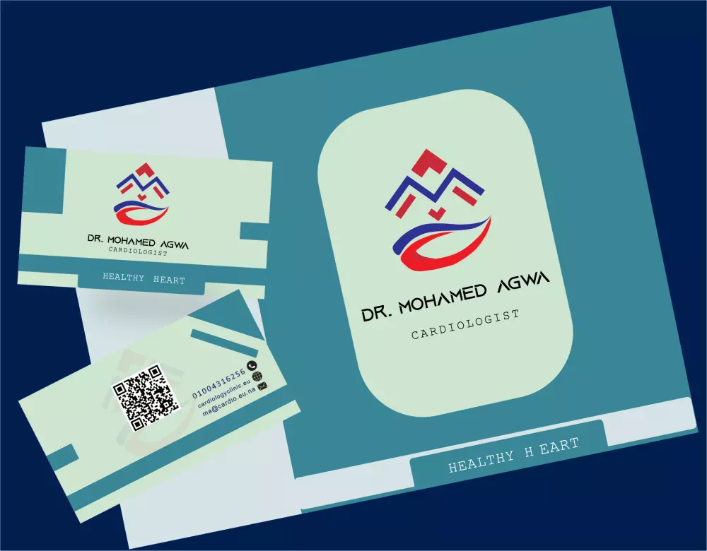 تصميم شعار مميز وبشكل احترافى مع عمل هوية بصرية متكاملة