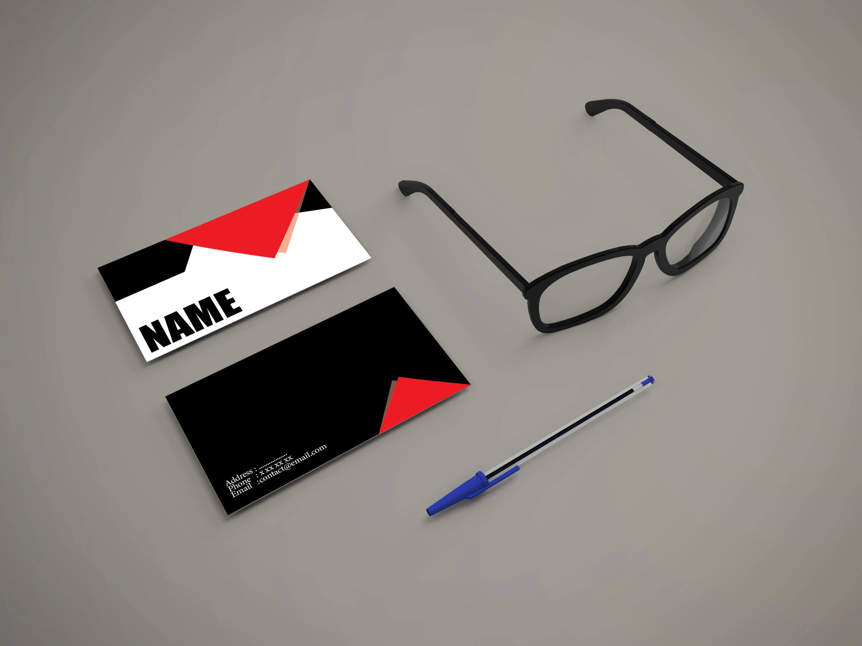 تصميم كارت اعمال لشركتك مقابل 10 دولار