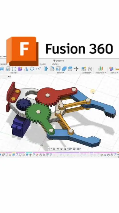 تصميم مجسمات وهياكل الروبوتات ومشاريع التخرج 3D عبر SolidWorks و Fusion 360