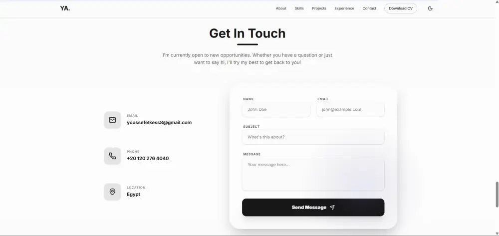 سأصمم لك موقع Portfolio احترافي يجذب العملاء وفرص العمل