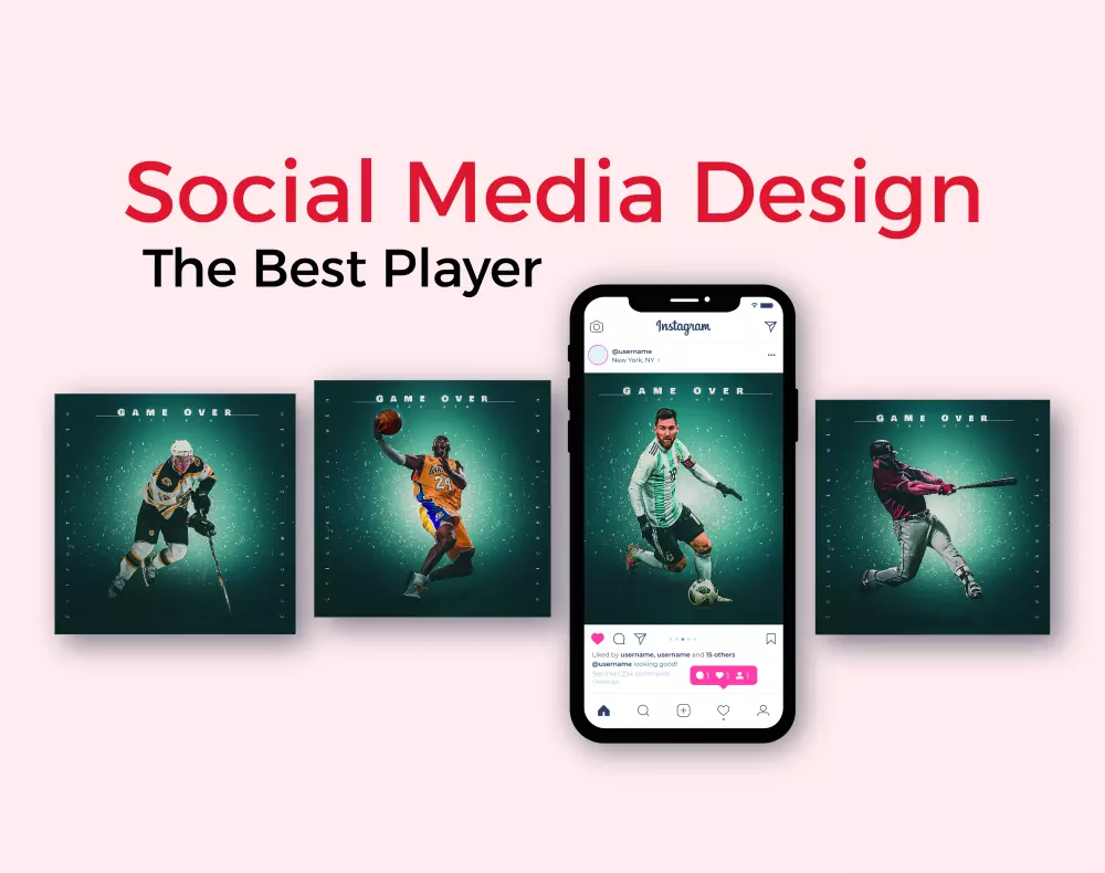 تصميم منشورات سوشيال ميديا احترافية لأعلانك