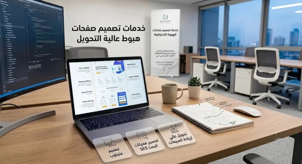 برمجة وتطوير صفحة هبوط (Landing Page) احترافية ومتجاوبة