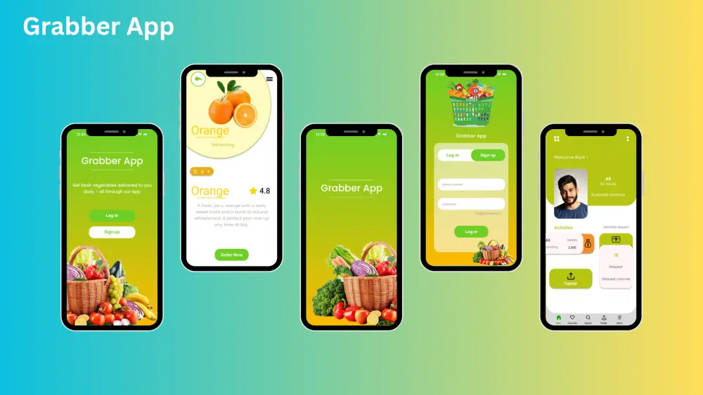 تصميم واجهات مستخدم احترافية وعصرية (UI/UX) لتطبيقات الهواتف باستخدام Figma.